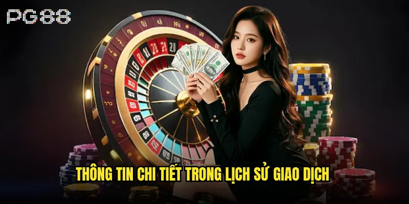 Cách kiểm tra lịch sử giao dịch trên pg88 3 Thông tin chi tiết trong lịch sử giao dịch
